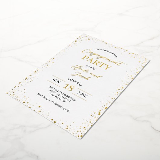 Invitation de la partie d'engagement de Glitz mode (Rotation)