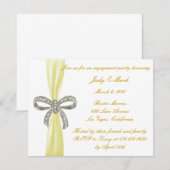 Invitation de la partie d'engagement de la Bow en (Devant / Derrière)