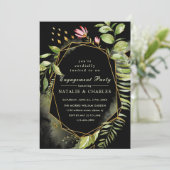 Invitation de la partie d'engagement de la couronn (Debout devant)