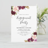 invitation de la partie d'engagement de la couronn (Debout devant)