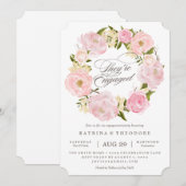 Invitation de la partie d'engagement de la couronn (Devant / Derrière)