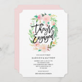 Invitation de la partie d'engagement de la couronn (Devant / Derrière)