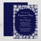 Invitation de la partie d'engagement de la dentell (Devant / Derrière)