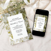 Invitation de la partie d'engagement de la Fleur d