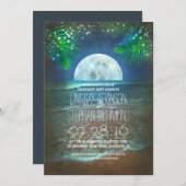 Invitation de la partie d'engagement de la lune de (Devant / Derrière)