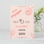 Invitation de la partie d'engagement de la main ro (Debout devant)