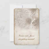 Invitation de la partie d'engagement de la marguer (Devant)