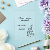 Invitation de la partie d'engagement de la tour Ch (Insitu (Mariage))