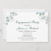 Invitation de la partie d'engagement de l'aquarell (Devant)