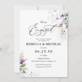 Invitation de la partie d'engagement de Lavande ve (Devant)