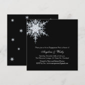 Invitation de la partie d'engagement de mariage d' (Devant / Derrière)