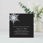 Invitation de la partie d'engagement de mariage d' (Debout devant)