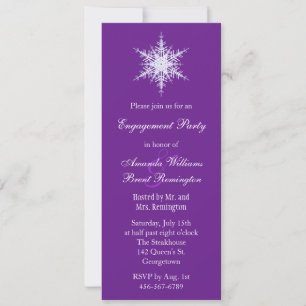 Invitation de la partie d'engagement de mariage d'
