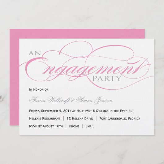 Invitation de la partie d'engagement de script ros (Devant / Derrière)
