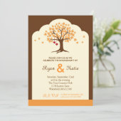 Invitation de la partie d'engagement des arbres d' (Debout devant)