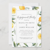 Invitation de la partie d'engagement des citrons j (Devant)