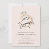 Invitation de la partie d'engagement des couples m (Devant)