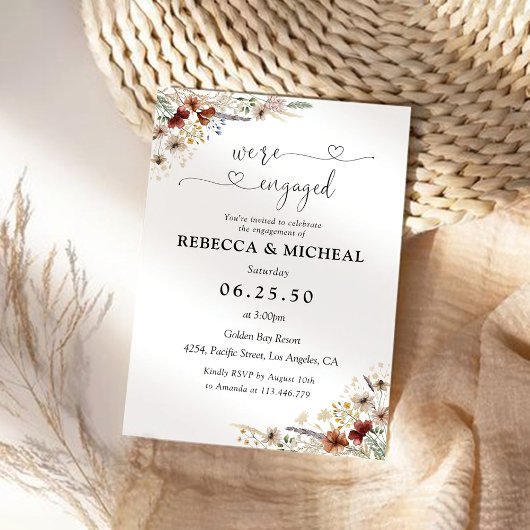 Invitation de la partie d'engagement des petits Fl