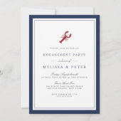 Invitation de la partie d'engagement du homard nau (Devant)