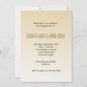 Invitation de la partie d'engagement du thème Auto (Dos)