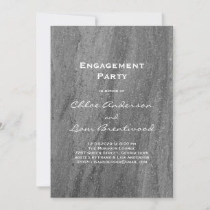 Invitation de la partie d'engagement élégante Gran