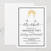 Invitation de la partie d'engagement en Champagne (Devant / Derrière)