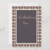 Invitation de la partie d'engagement en tuiles esp (Dos)