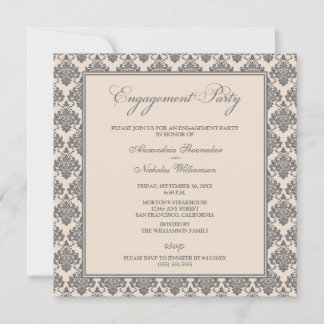 Invitation de la partie d'engagement étonnant pour