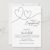 Invitation de la partie d'engagement, Fiançailles  (Devant)
