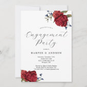 Invitation de la partie d'engagement florale de la (Devant)