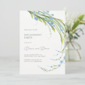 Invitation de la partie d'engagement Forget-Me-Not (Debout devant)