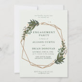 invitation de la partie d'engagement géométrique f (Devant)