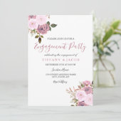 Invitation de la partie d'engagement Gold Rose & R (Debout devant)