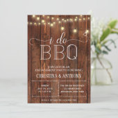 Invitation de la partie d'engagement I Do BBQ (Debout devant)