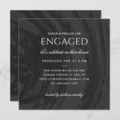 Invitation de la partie d'engagement marbrée - Noi (Devant / Derrière)