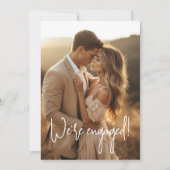 Invitation de la partie d'engagement Mariage moder (Devant)