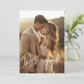 Invitation de la partie d'engagement Mariage moder (Debout devant)