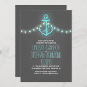 invitation de la partie d'engagement nautique du t (Devant / Derrière)