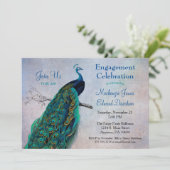 Invitation de la partie d'engagement Peacock Vinta (Debout devant)