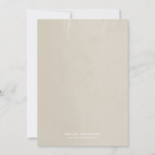 Invitation de la partie d'engagement Pearl String (Dos)