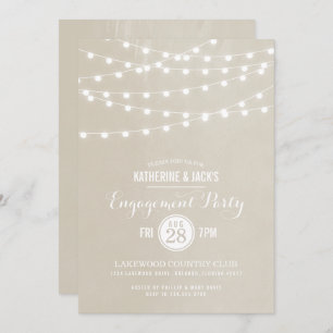 Invitation de la partie d'engagement Pearl String