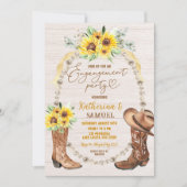 Invitation de la partie d'engagement Pearl Sunflow (Devant)