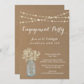 Invitation de la partie d'engagement - Rustic Kraf (Devant / Derrière)