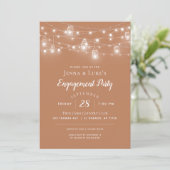 Invitation de la partie d'engagement Rustic String (Debout devant)