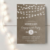 Invitation de la partie d'engagement Taupe String