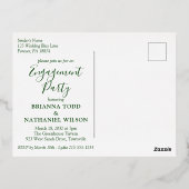 Invitation de la partie d'engagement Tropical mode (Verso)