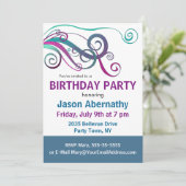 Invitation de la partie des boucles de ruban lunai (Debout devant)