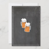 Invitation de la partie des hommes de craie (Dos)