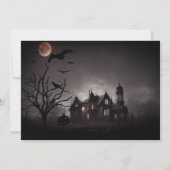 Invitation de la partie d'Halloween Spooktacular (Dos)