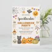 Invitation de la partie d'Halloween Spooktacular (Debout devant)